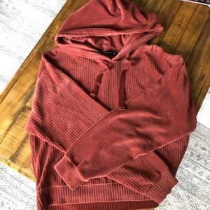 Corduroy hoodie from Abercrombie. Size medium.